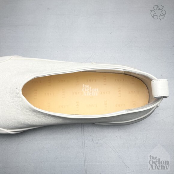 Men Size 11 Jil Sander Off-White Leather Slip On Sneaker J32WS0031277  Pre-Owned - Picture 10 of 14